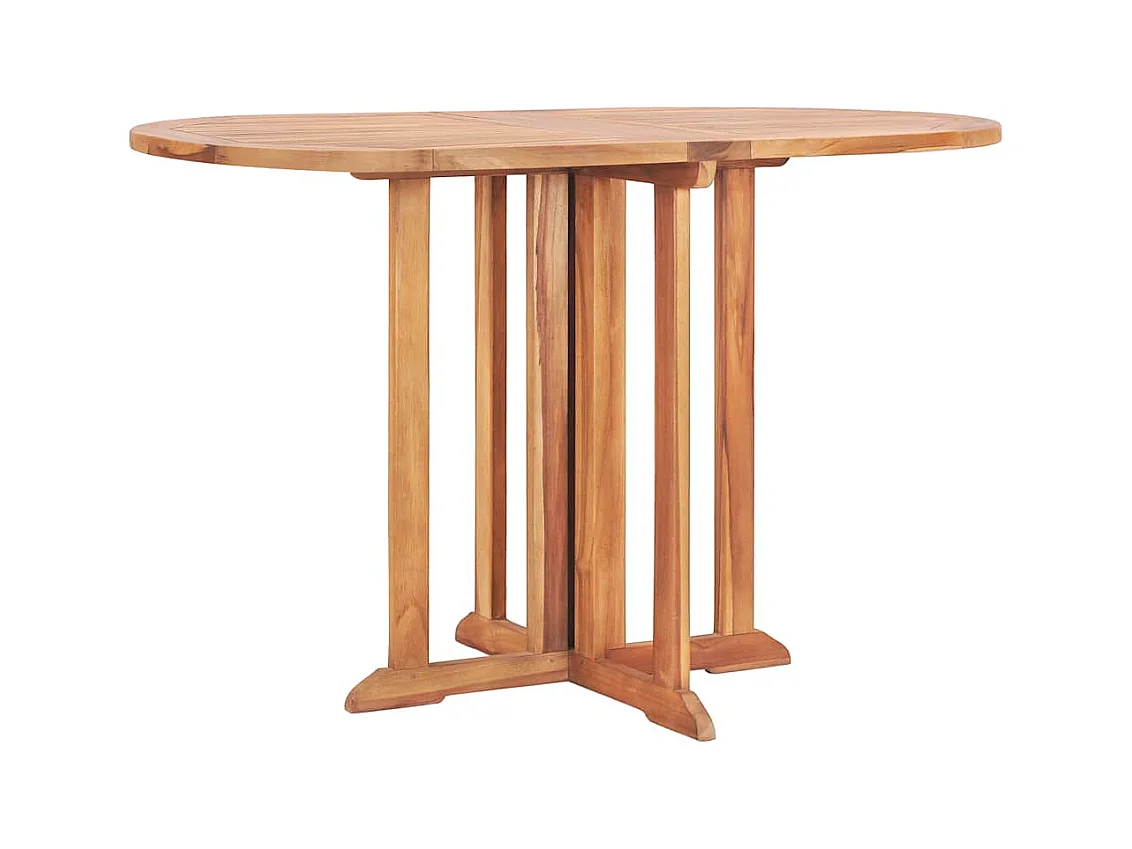 Boolavogue  Table pliable de jardin papillon 120x70x75 cm Bois teck solide