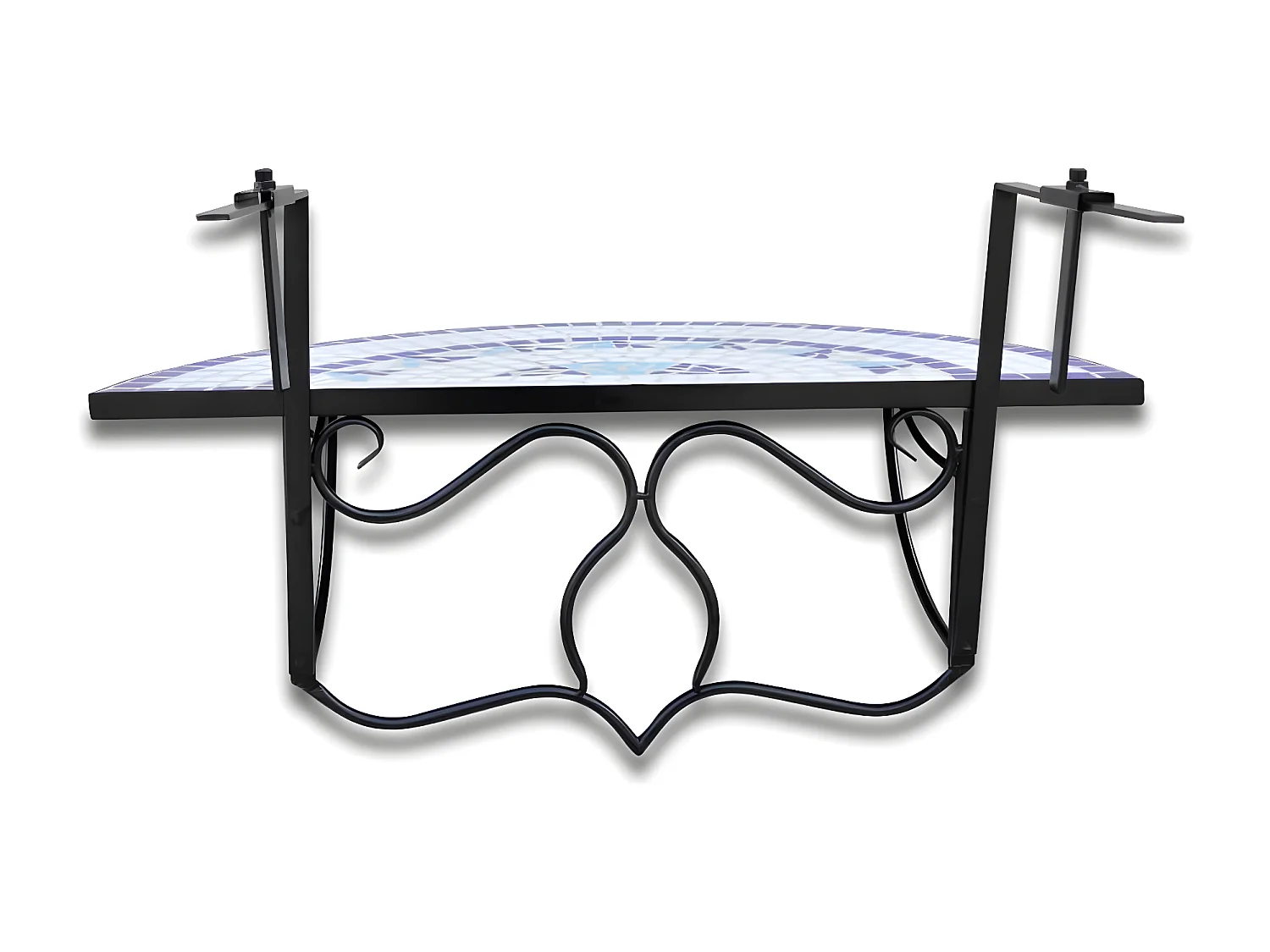 Tove Marie  Balkontafel hangend mozaïek blauw en wit