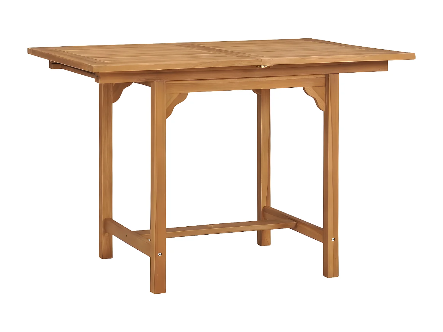 Dortea  Tuintafel verlengbaar (110-160)x80x75 cm massief teakhout