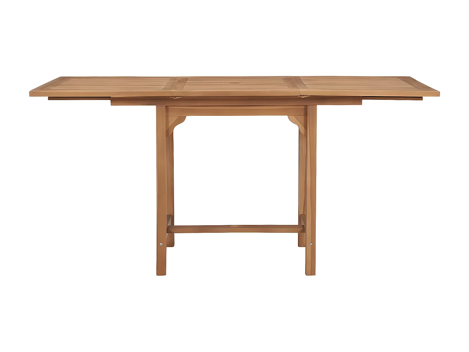 Dortea  Tuintafel verlengbaar (110-160)x80x75 cm massief teakhout