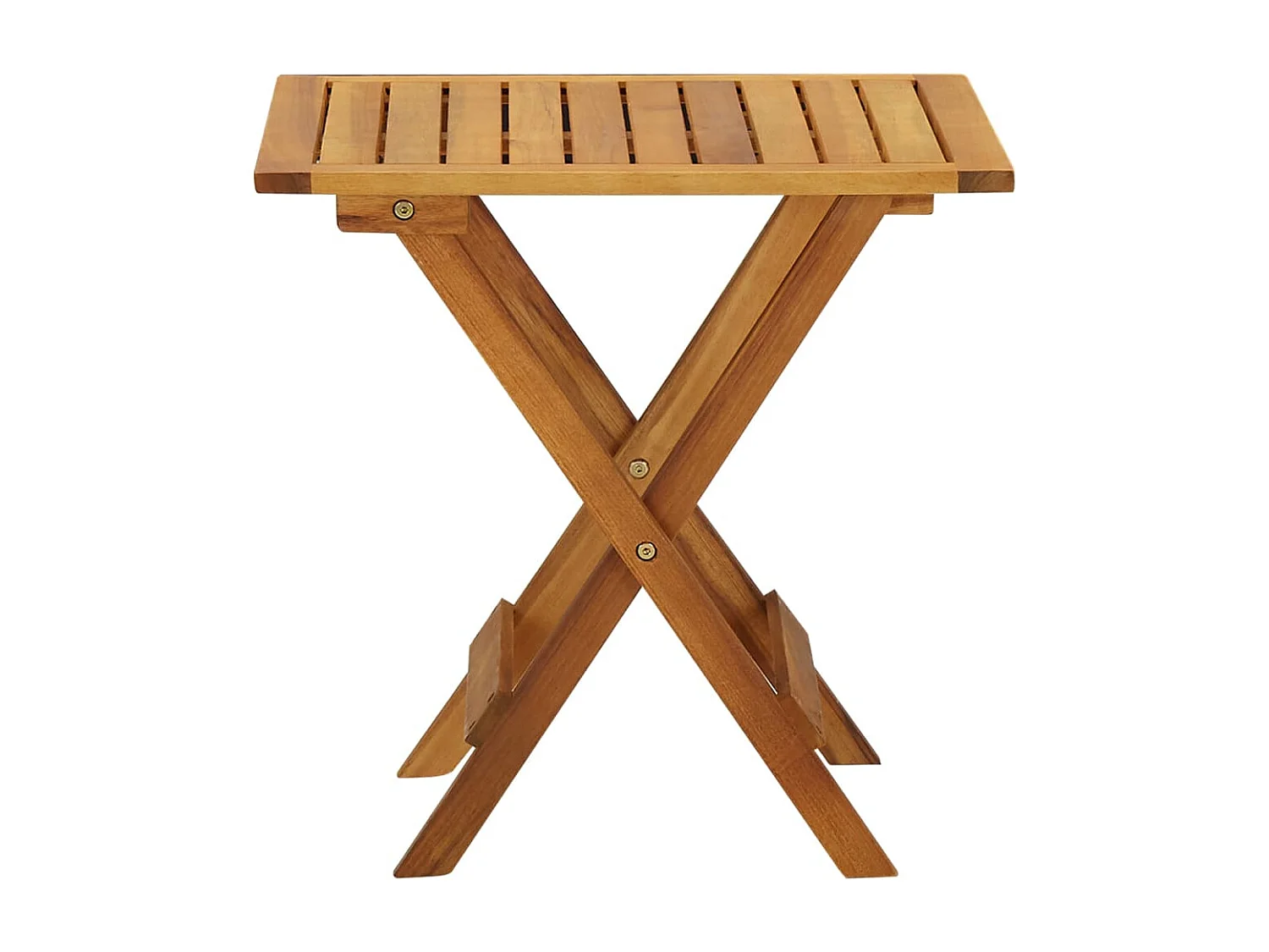 Qalvin  Bistrotisch 46x46x47 cm Massivholz Akazie