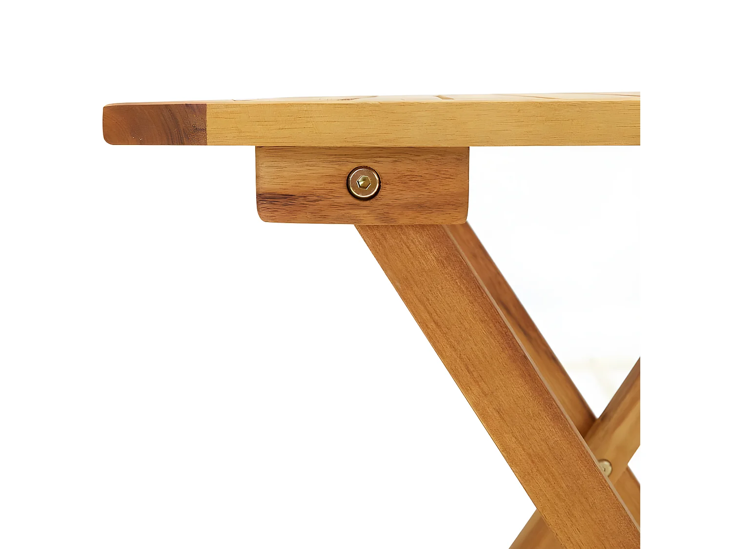 Qalvin  Bistrotisch 46x46x47 cm Massivholz Akazie