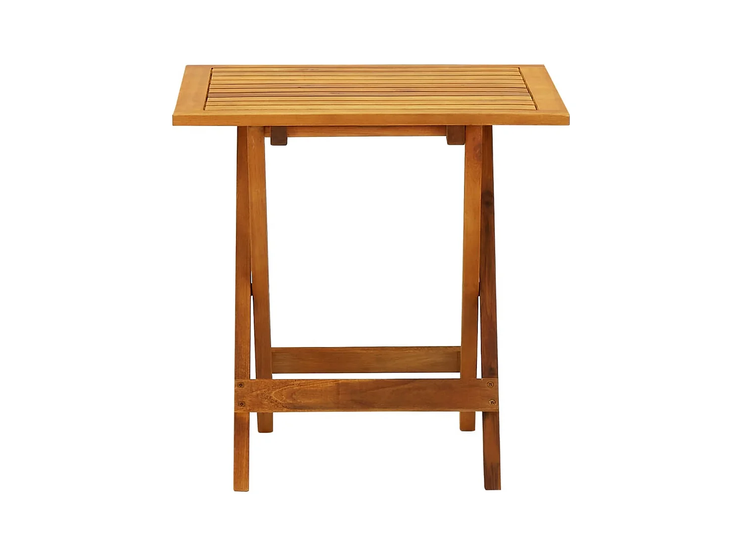 Qalvin  Table de bistro 46x46x47 cm Bois d'acacia massif