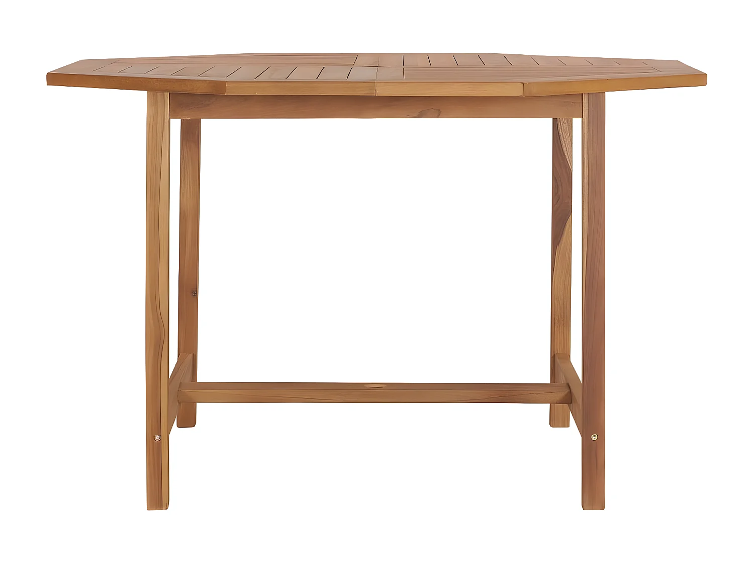Cemil  Table à dîner de jardin 110x110x75 cm Bois massif de teck