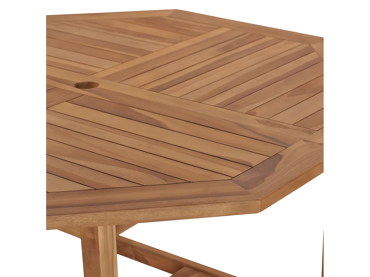 Cemil  Table à dîner de jardin 110x110x75 cm Bois massif de teck