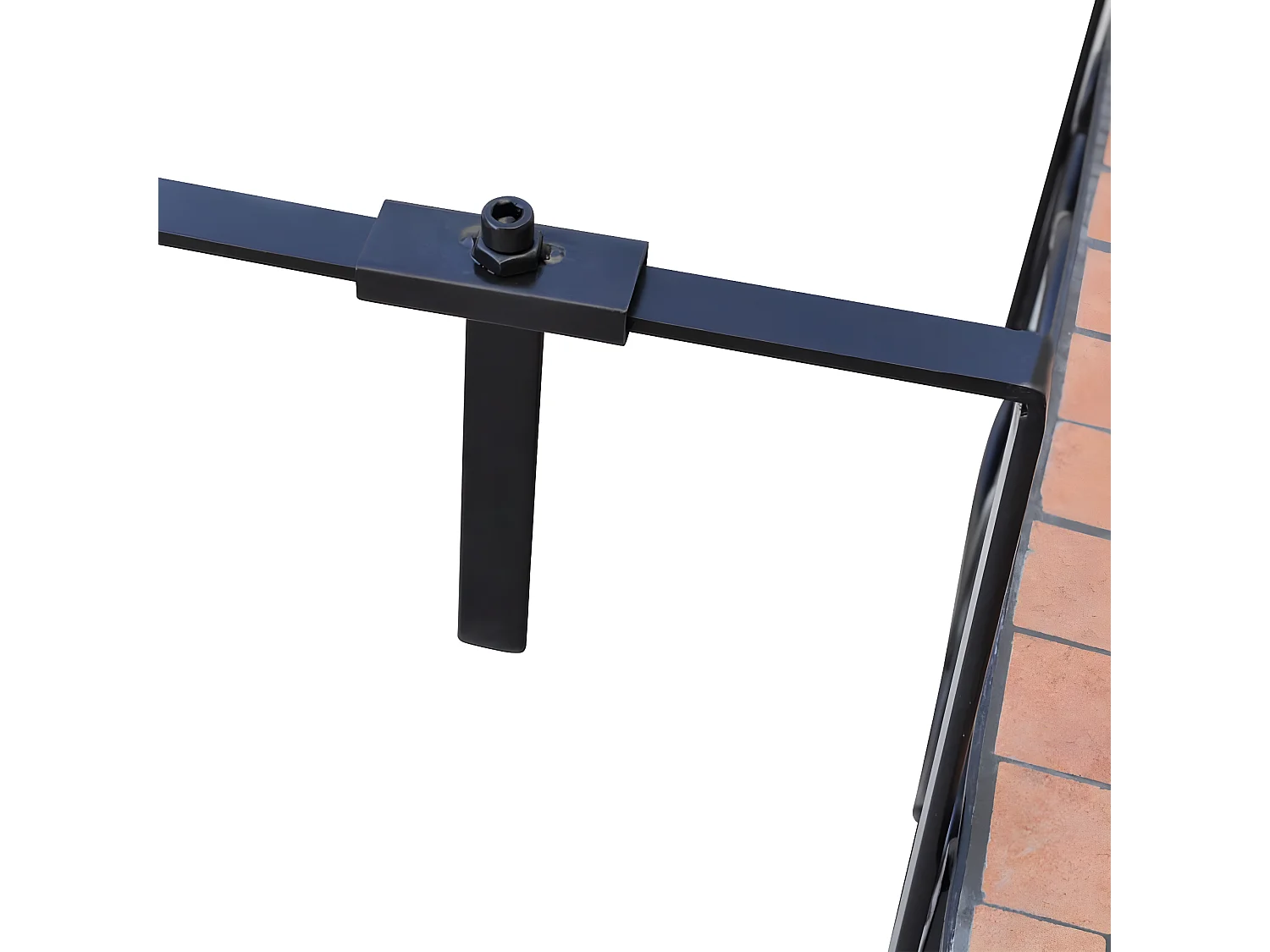 Tove Marie  Tavolo Sospeso da Balcone in Terracotta con Mosaico