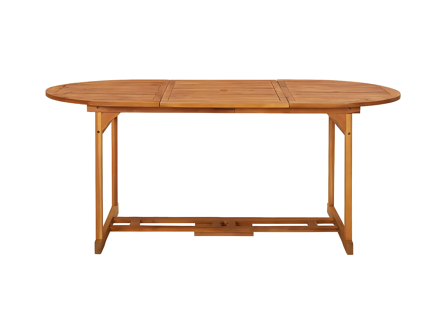 Liseleje  Table à dîner de jardin 180x90x75 cm Bois d'acacia solide