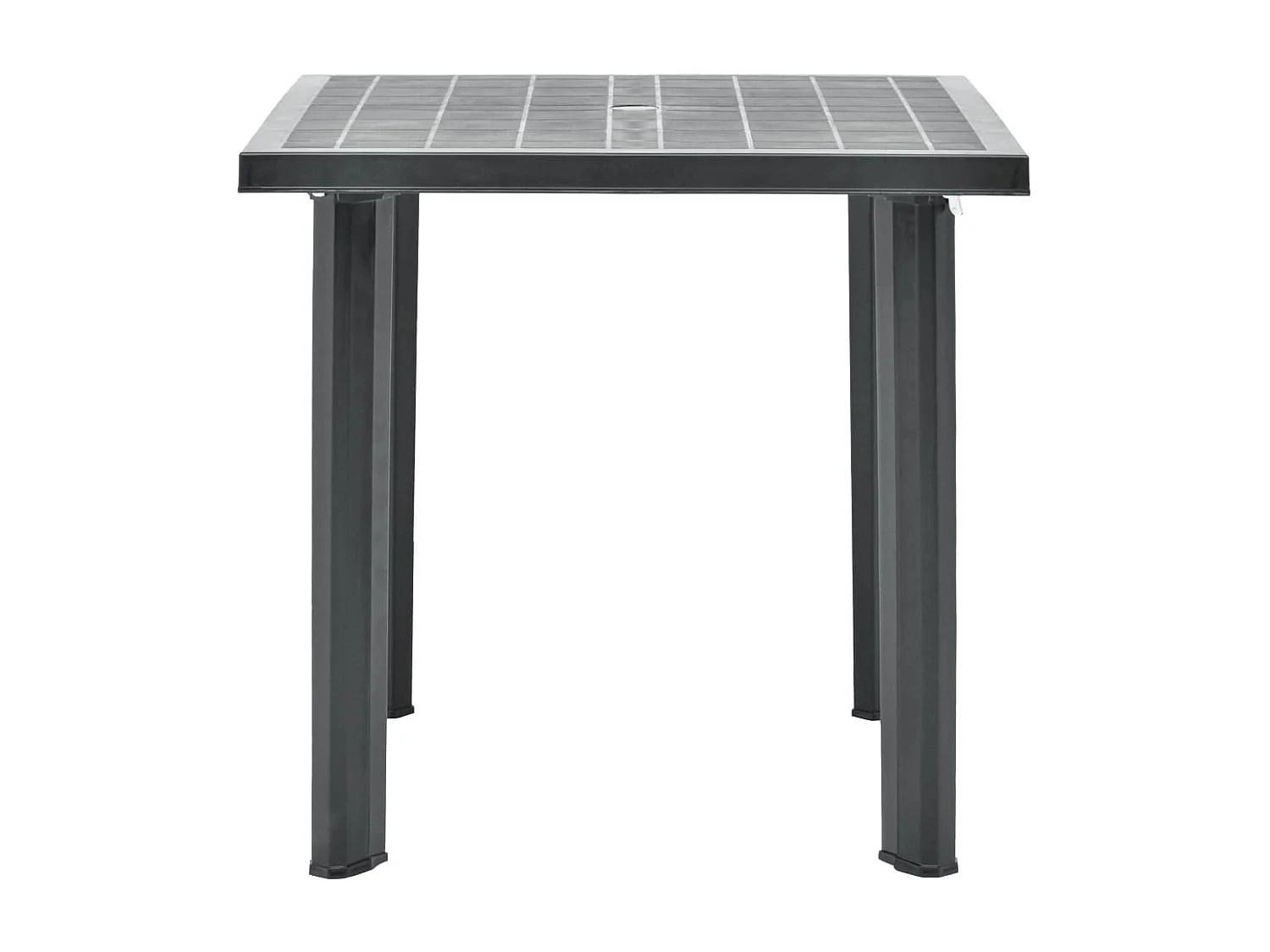 Claire-Evelyne  Tuintafel 80x75x72 cm kunststof antraciet