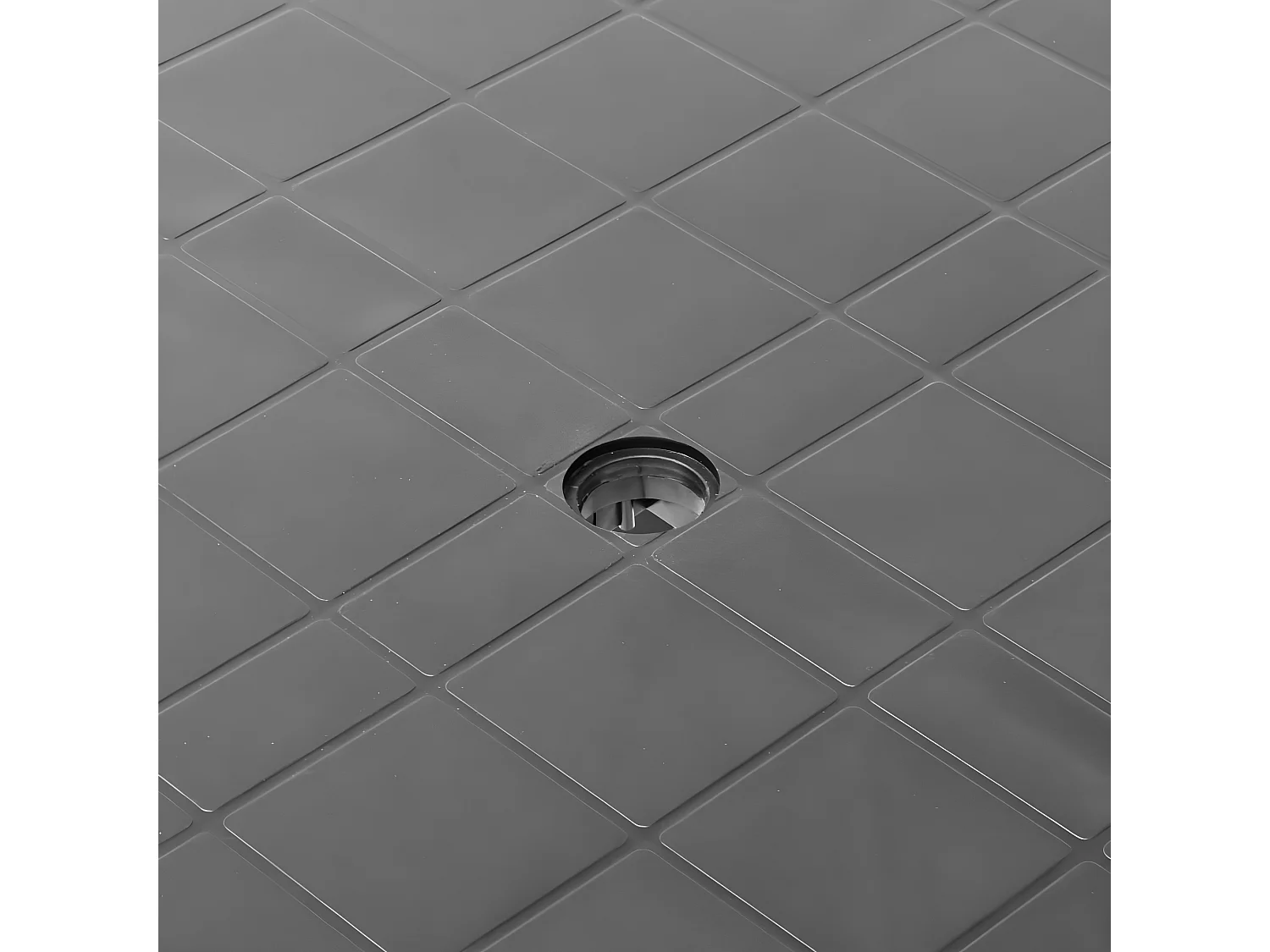 Claire-Evelyne  Tuintafel 80x75x72 cm kunststof antraciet