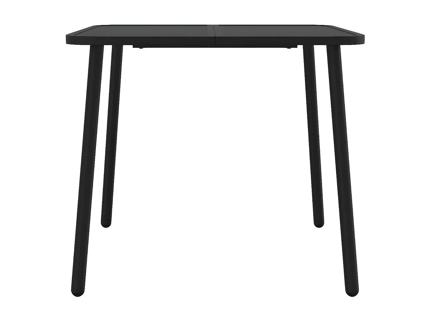Fairbanks  Table de jardin anthracite 80x80x71 cm acier