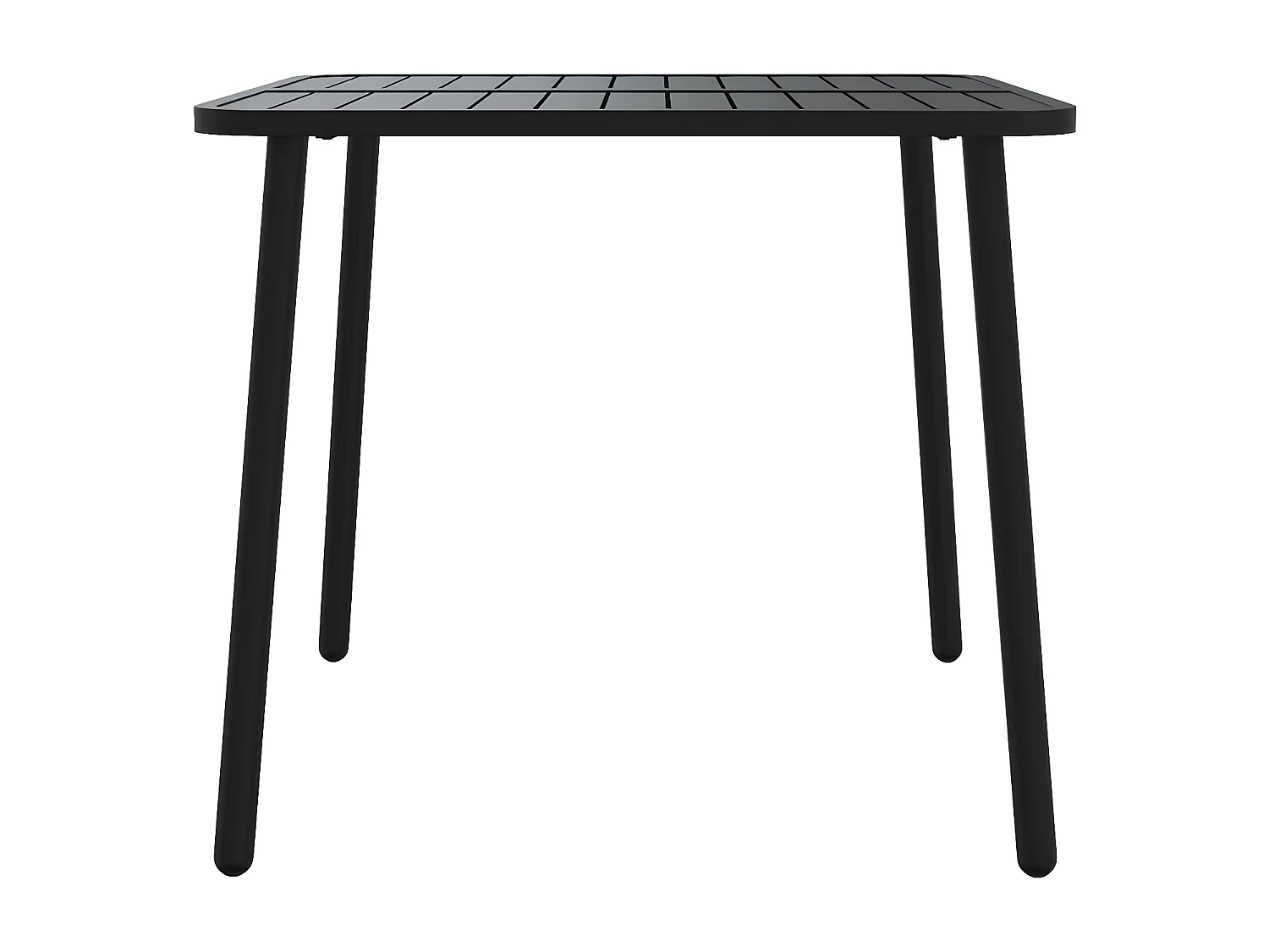 Fairbanks  Table de jardin anthracite 80x80x71 cm acier