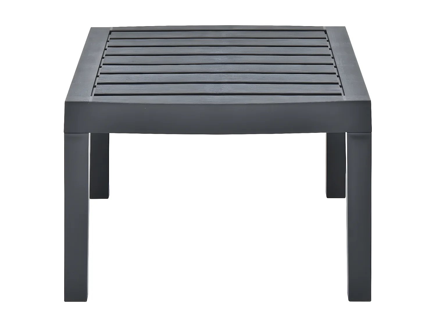 Claire-Odélie  Tuintafel 78x55x38 cm kunststof antracietkleurig