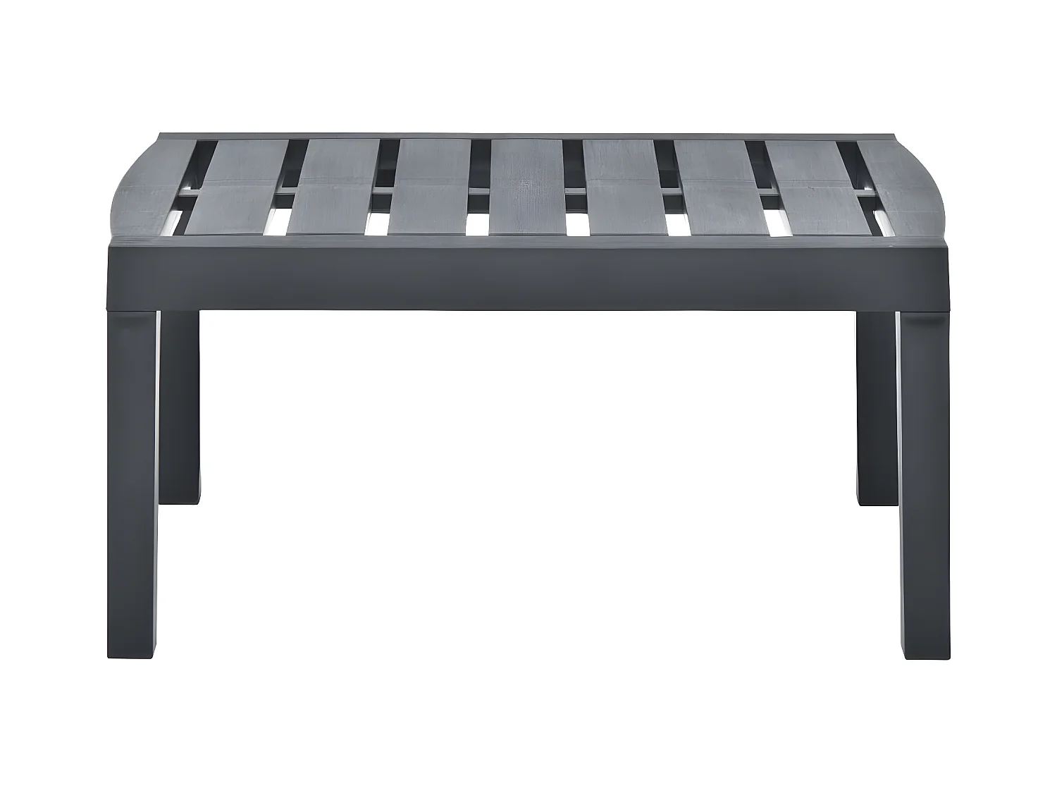 Claire-Odélie  Tuintafel 78x55x38 cm kunststof antracietkleurig