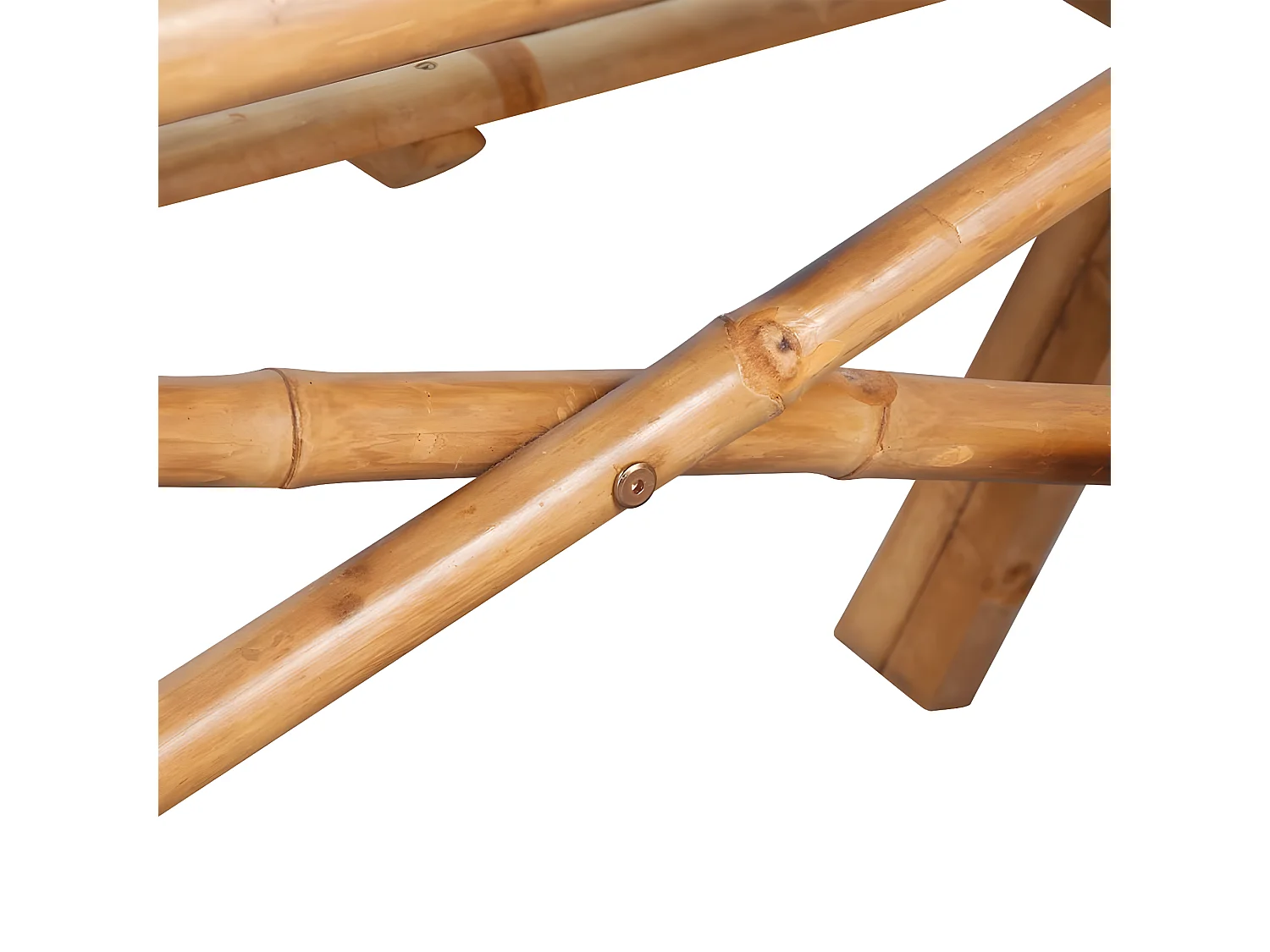 Garden Furniture -  Picknicktisch 115x115x81 cm Bambus