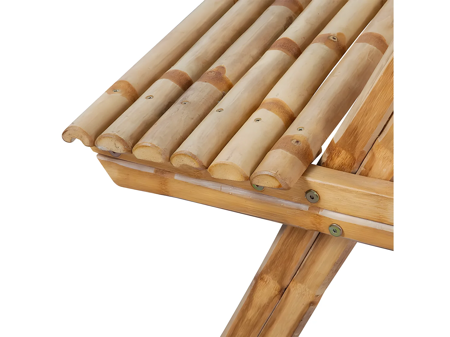 Garden Furniture -  Picknicktafel 115x115x81 cm bamboe