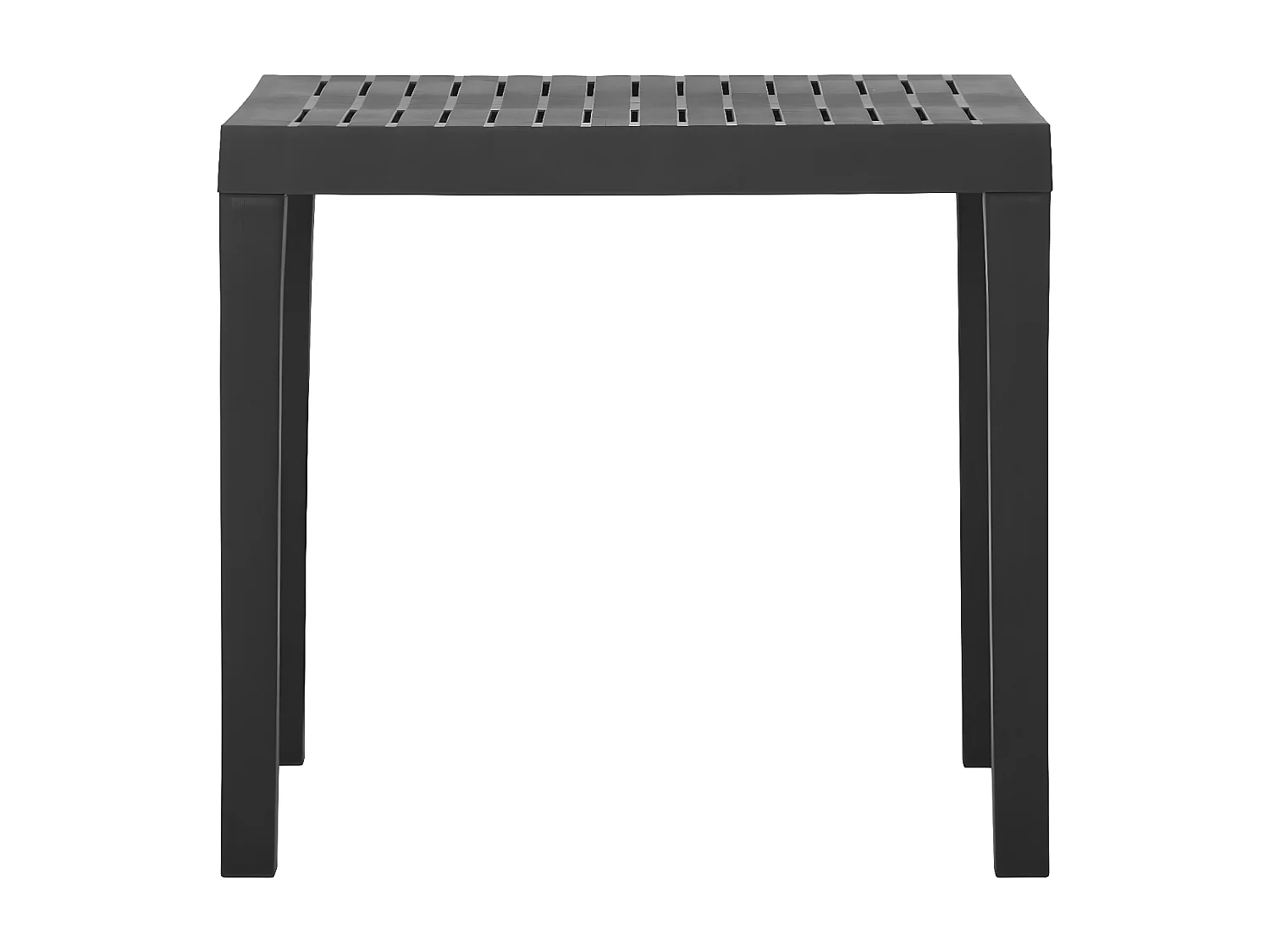 Blankenberge  Tuintafel 79x65x72 cm kunststof grijs