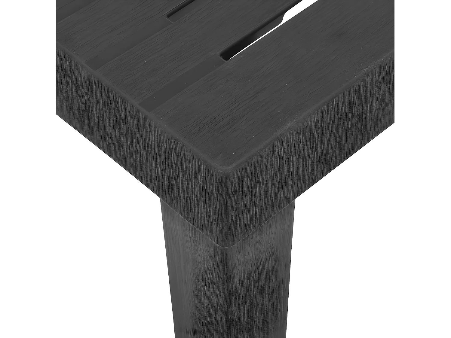 Blankenberge  Tuintafel 79x65x72 cm kunststof grijs