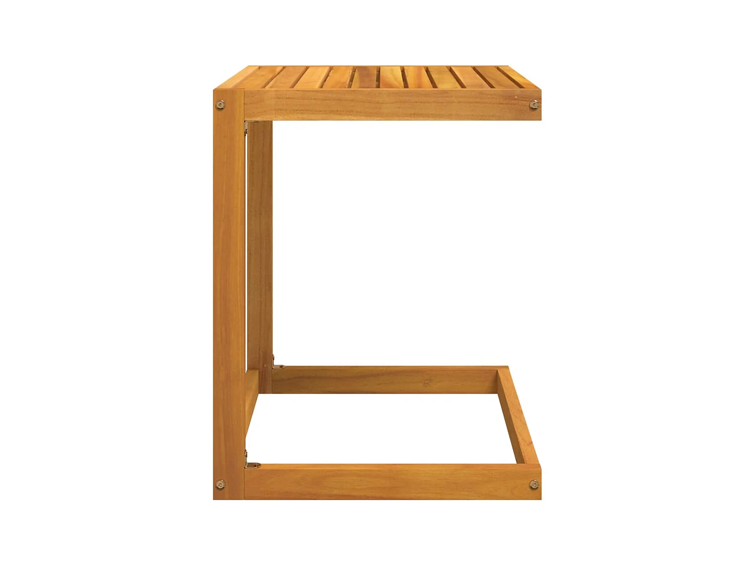 Garden Furniture -  Bijzettafel C-vormig 42x40x50 cm massief acaciahout