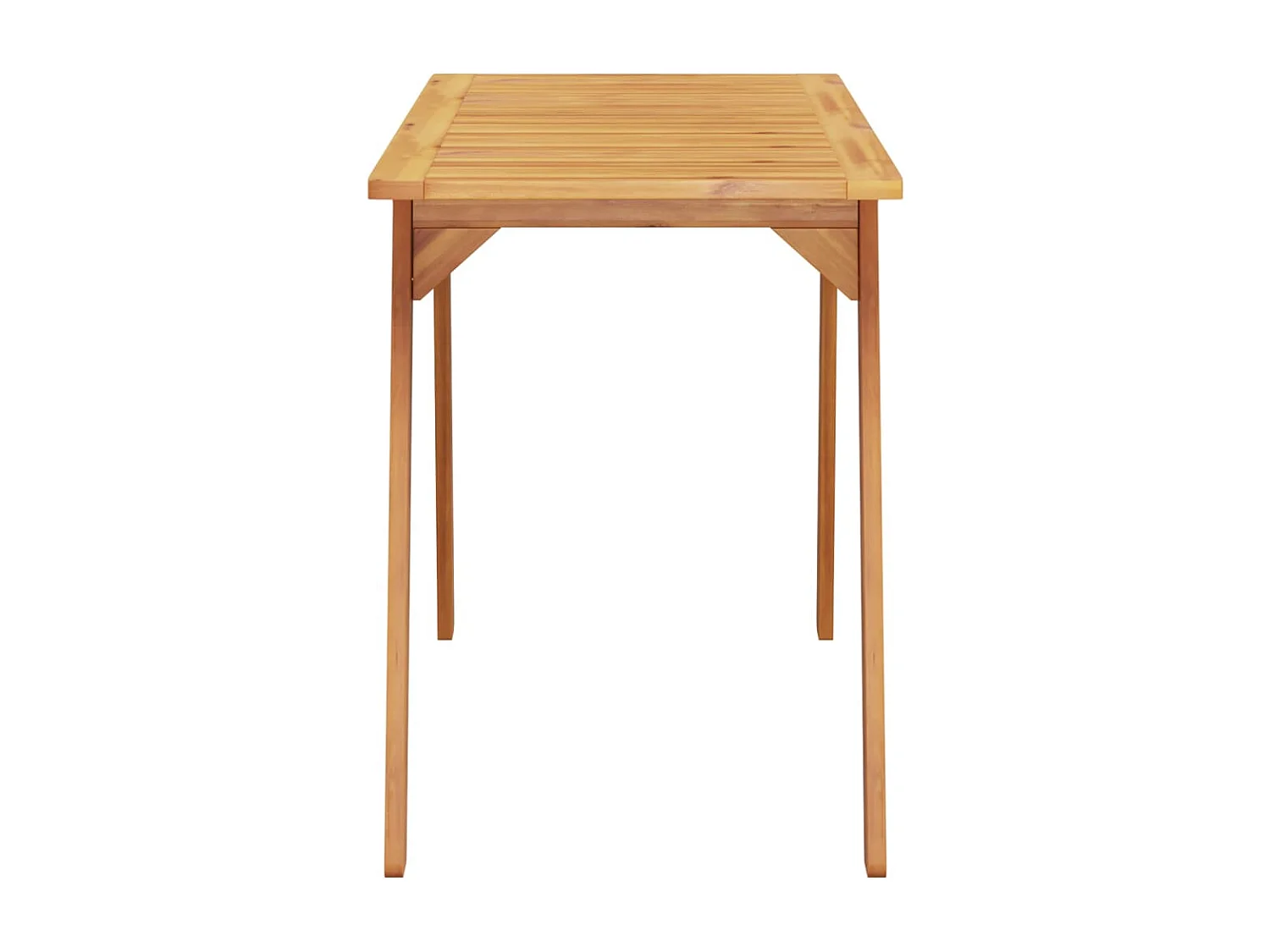 Garden Furniture -  Table à manger de jardin 110x56x75 cm bois massif d'acacia