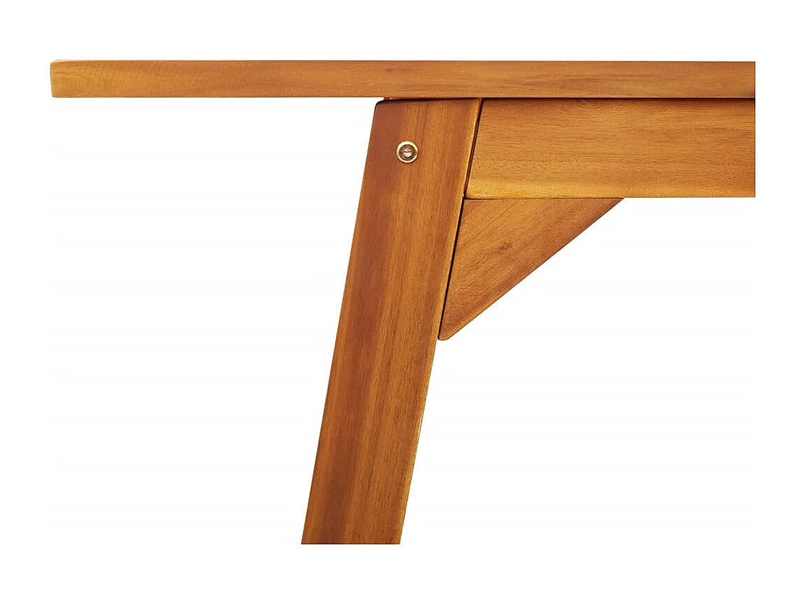 Garden Furniture -  Table à manger de jardin 110x56x75 cm bois massif d'acacia