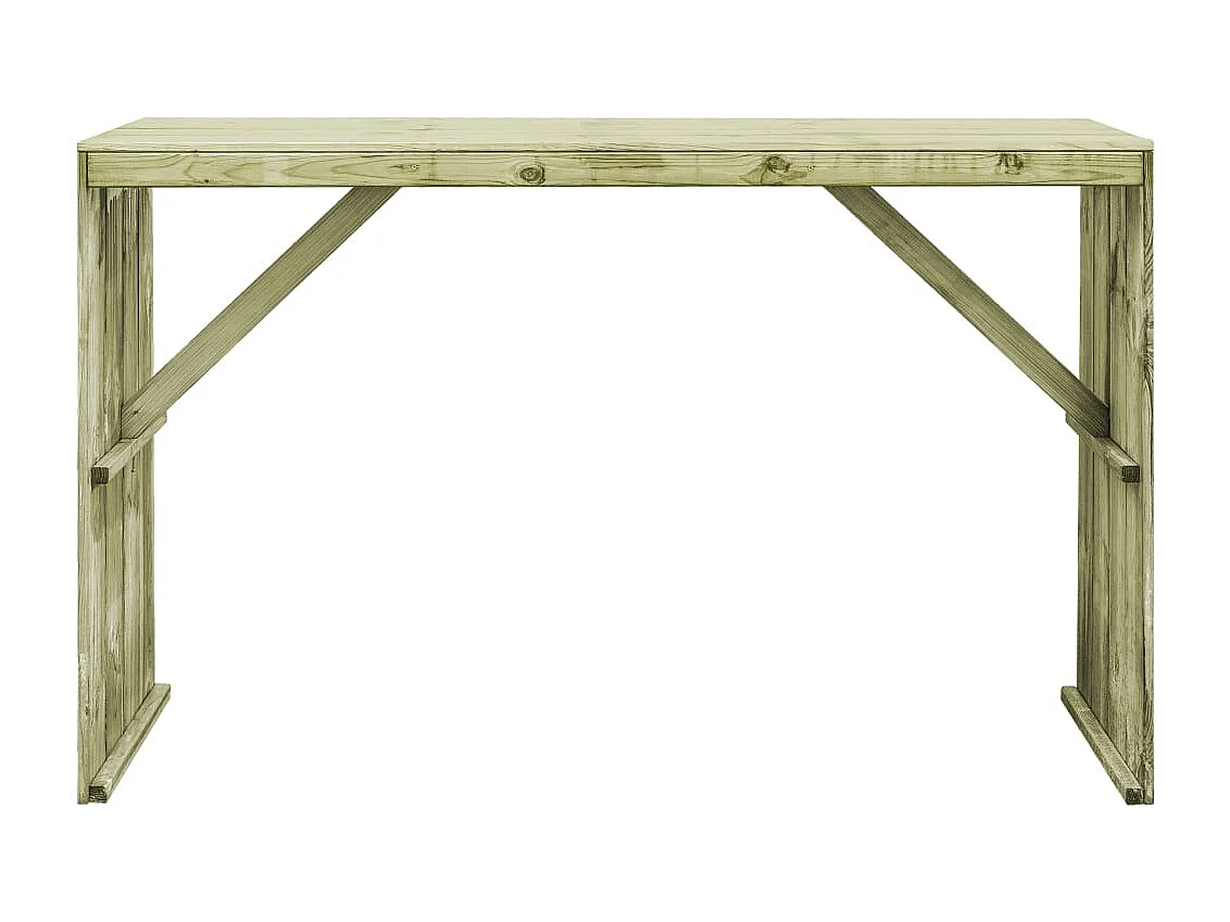 Pierre-François-Henri  Tavolo da Bar 170x60x110 cm in Legno di Pino Impregnato