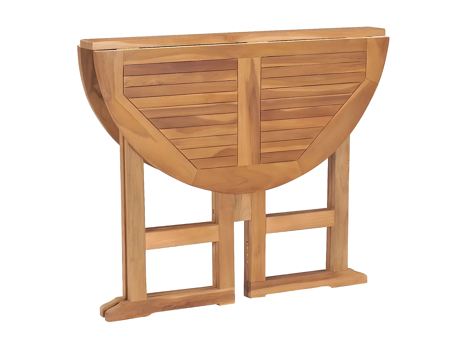 Marie-Lise  Tuintafel inklapbaar Ø 90x75 cm massief teakhout