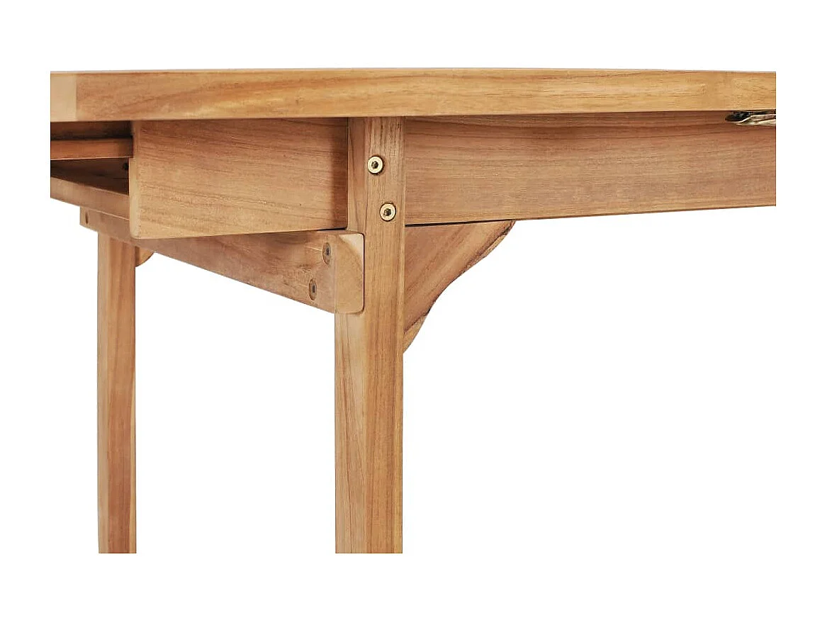 Sylanor  Tavolo da Pranzo Allungabile 150-200x100x75 cm Massello di Teak