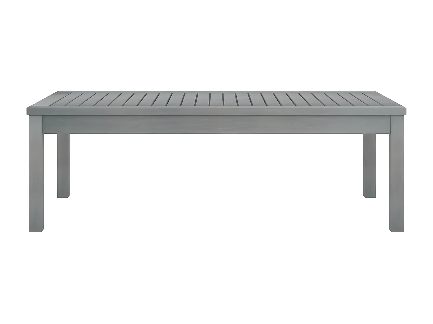 Garden Furniture -  Couchtisch 100x50x33 cm Grau Massivholz Akazie