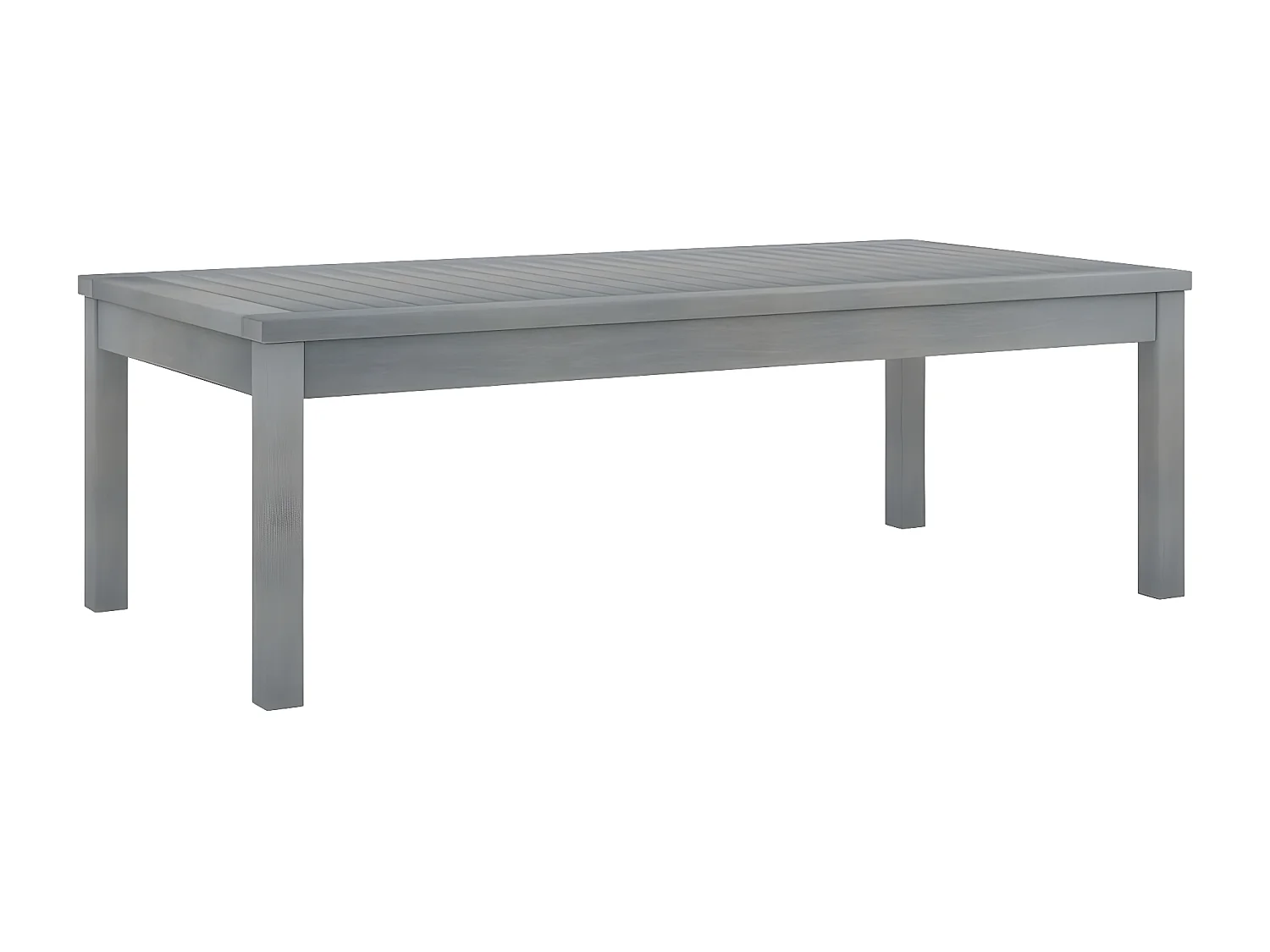 Garden Furniture -  Couchtisch 100x50x33 cm Grau Massivholz Akazie