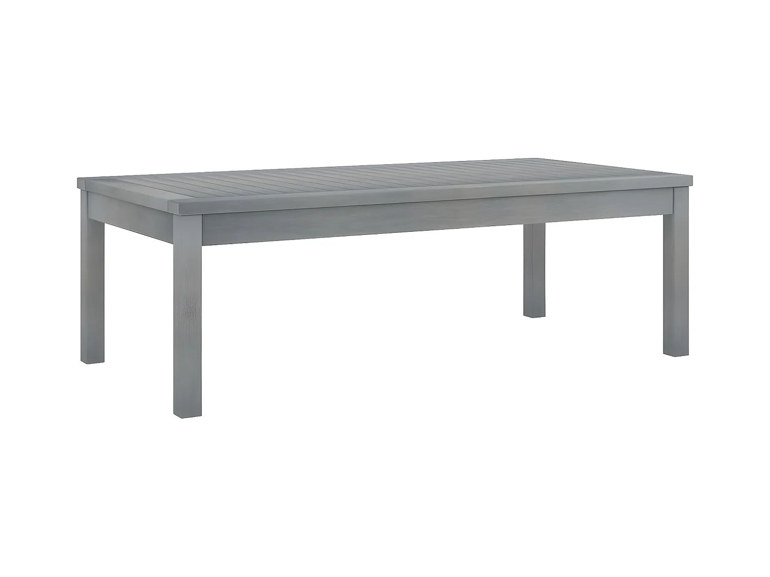 Garden Furniture -  Table basse 100x50x33 cm Gris Bois d'acacia solide