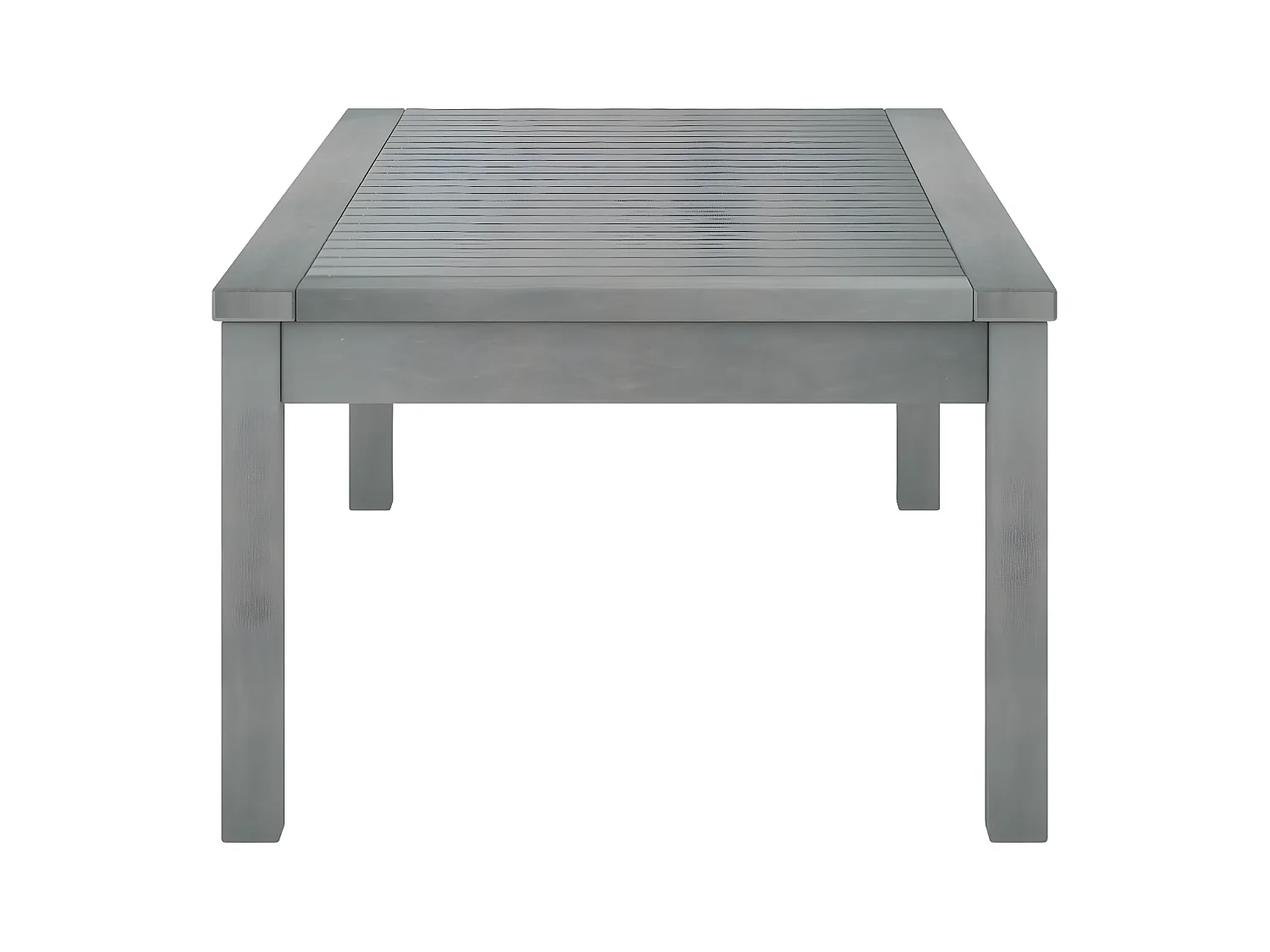 Garden Furniture -  Table basse 100x50x33 cm Gris Bois d'acacia solide