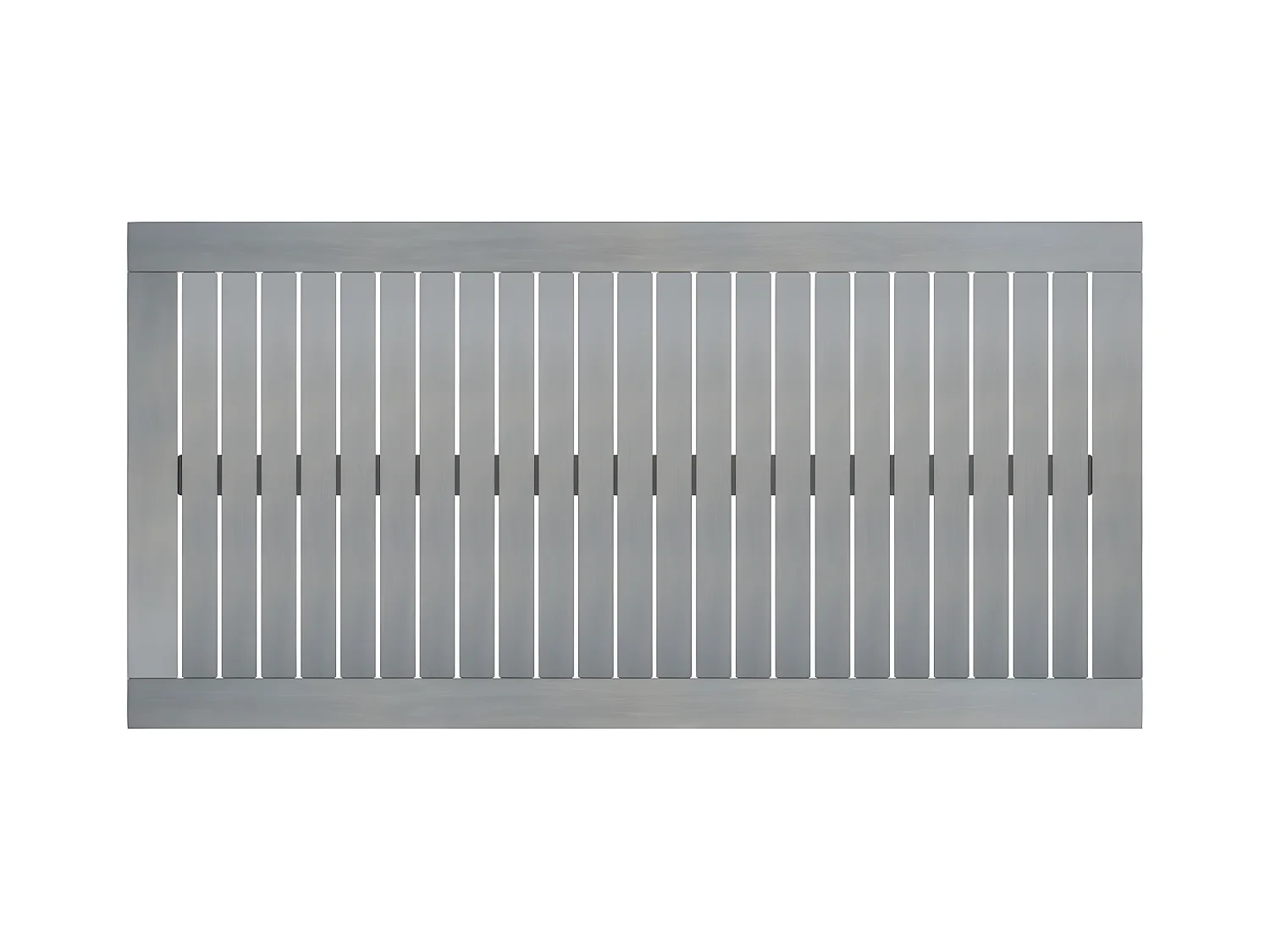 Garden Furniture -  Table basse 100x50x33 cm Gris Bois d'acacia solide