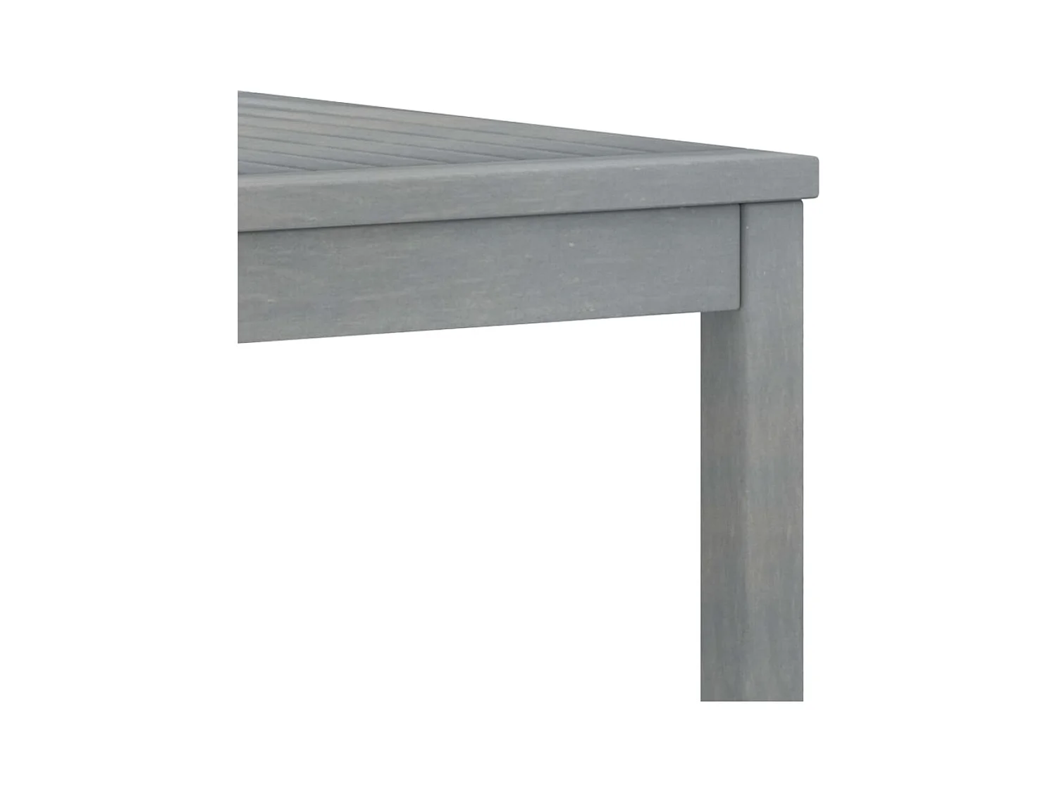Garden Furniture -  Table basse 100x50x33 cm Gris Bois d'acacia solide