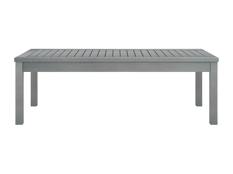 Garden Furniture -  Salontafel 100x50x33 cm massief acaciahout grijs