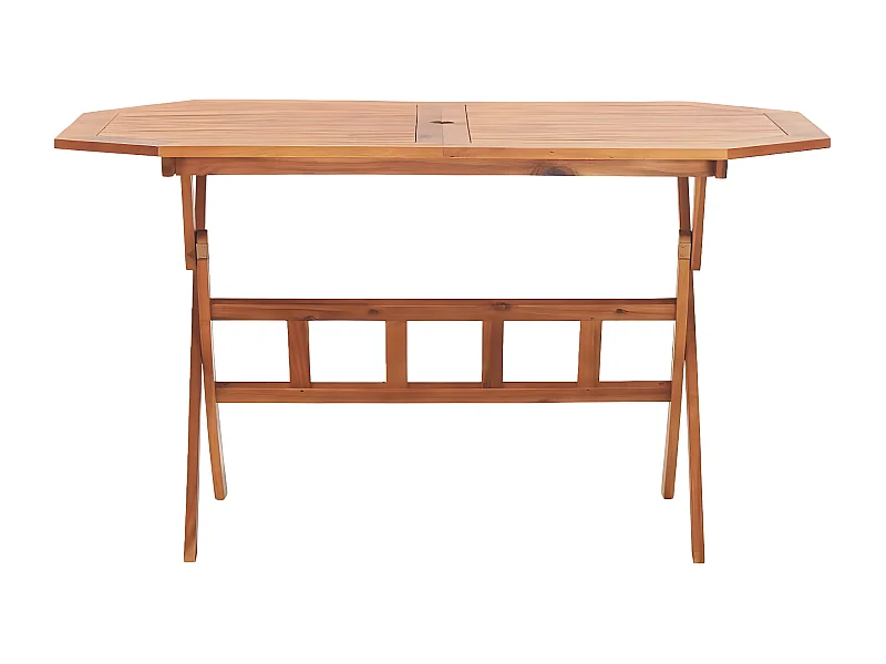 Greet  Tavolo da Giardino Pieghevole 135x85x75 cm Massello di Acacia