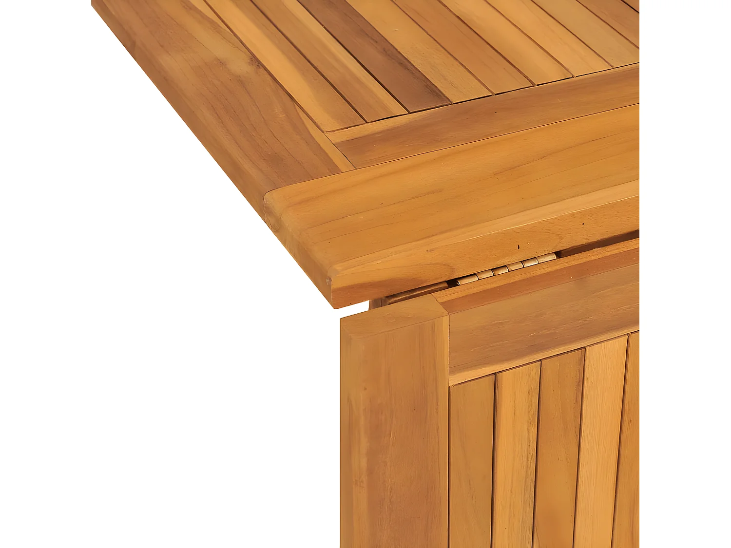 Boolavogue  Mesa de jardín plegable Butterfly madera de teca 150x90x75 cm