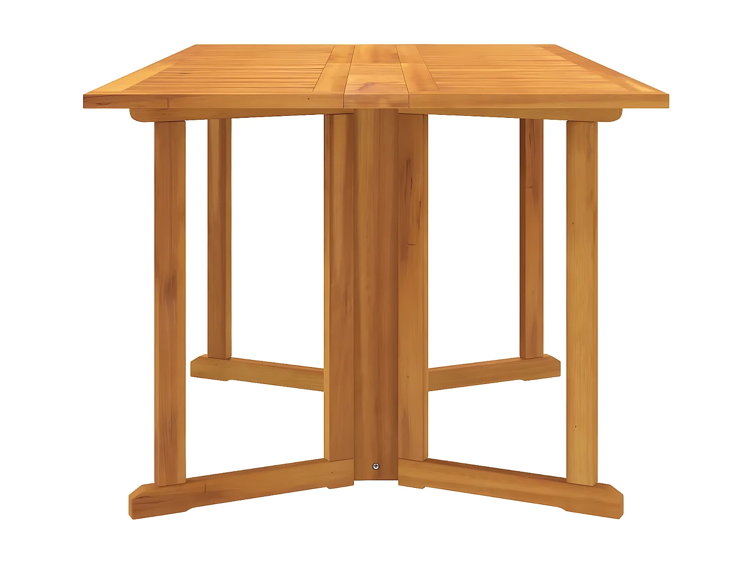 Boolavogue  Table de jardin papillon pliante 150x90x75 cm bois massif teck