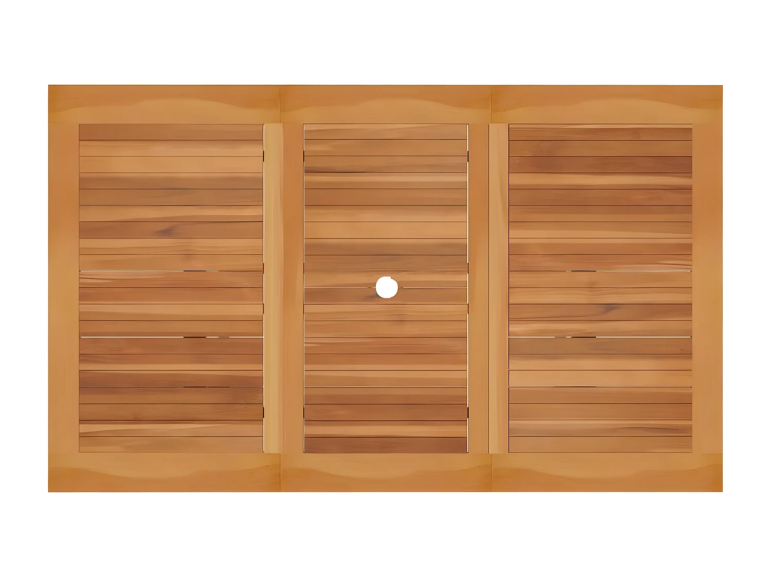 Sandro  Tuintafel 150x90x75 cm massief teakhout