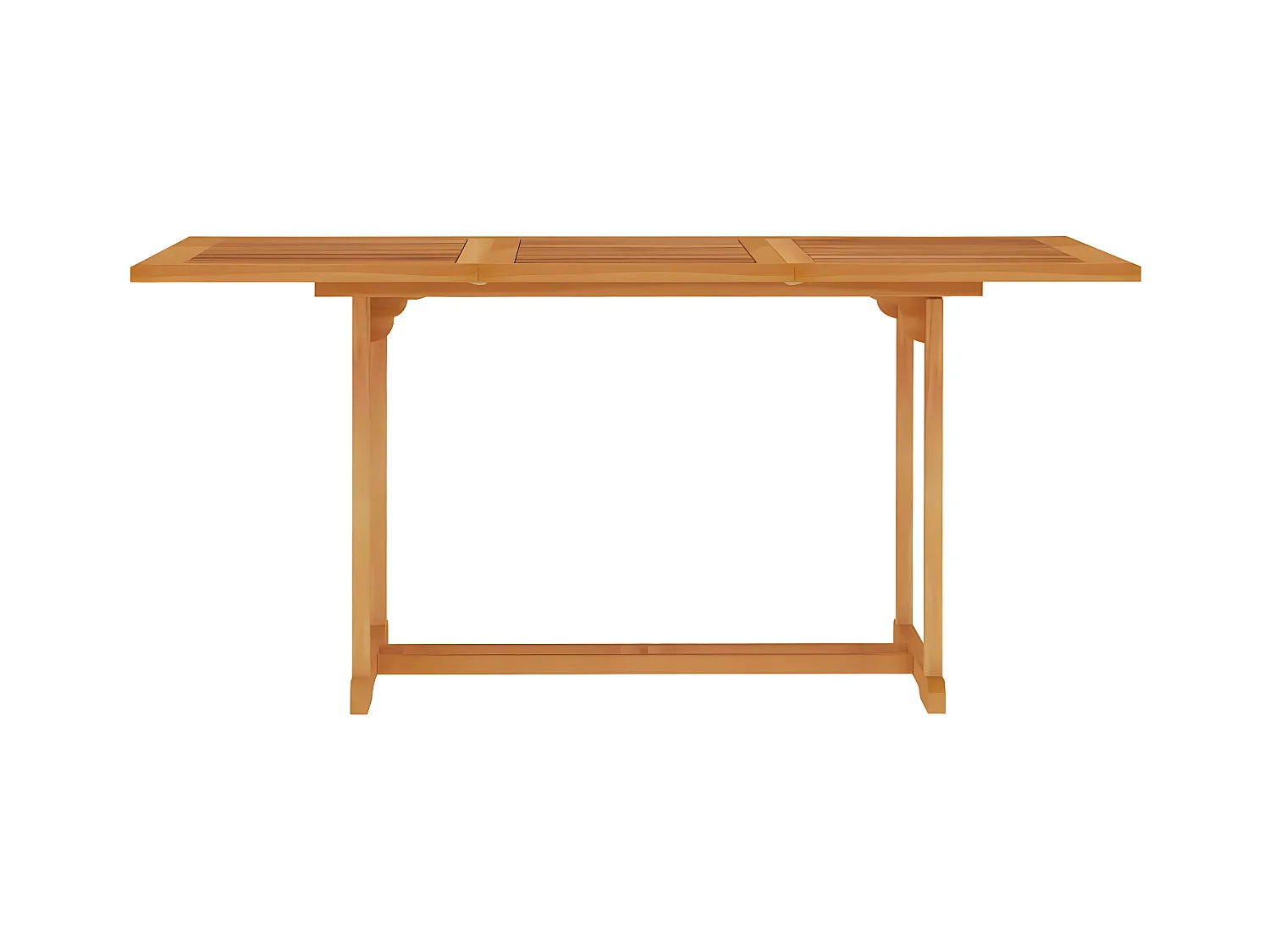 Sandro  Table de jardin 150x90x75 cm Bois de teck massif