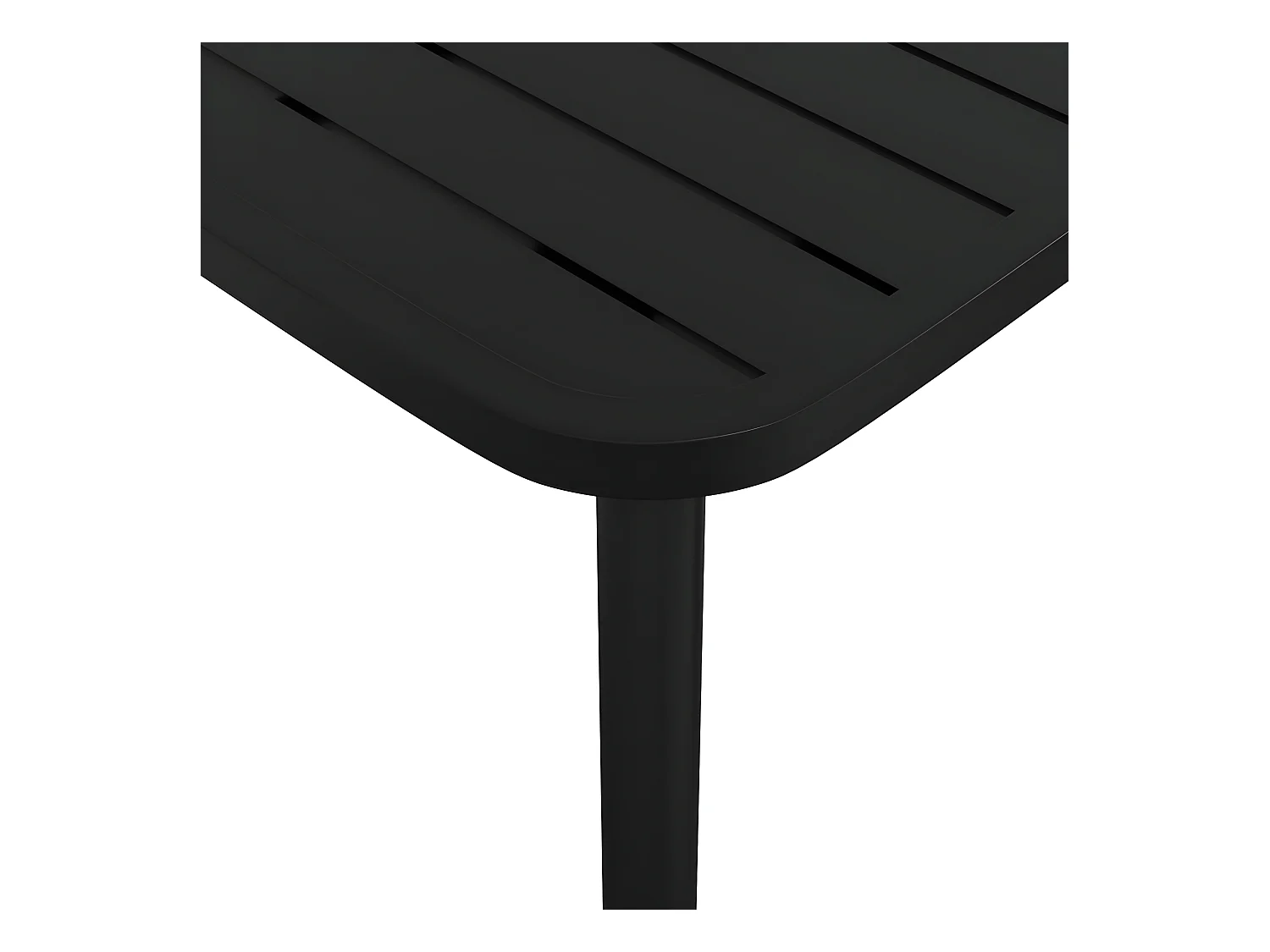 Fairbanks  Table de jardin anthracite 50x50x71 cm acier