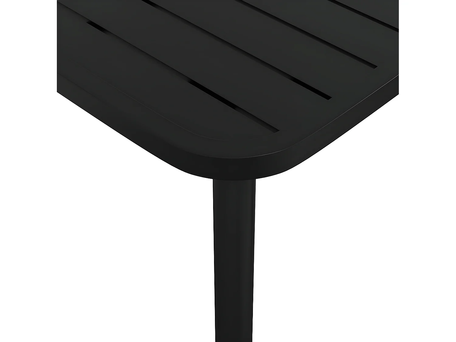 Fairbanks  Table de jardin anthracite 50x50x71 cm acier