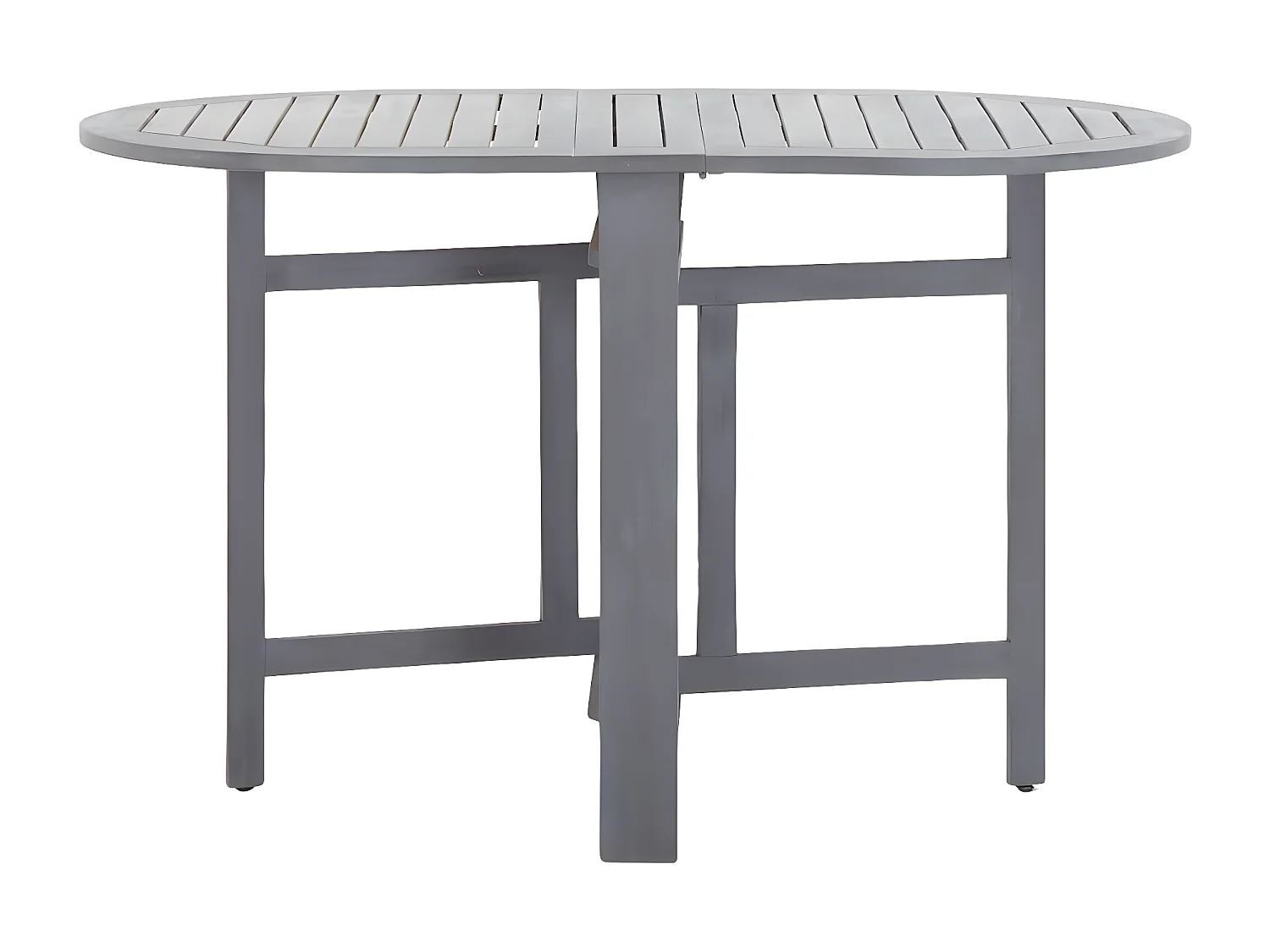 Garden Furniture -  Table de jardin Gris 120x70x74 cm Bois d'acacia massif