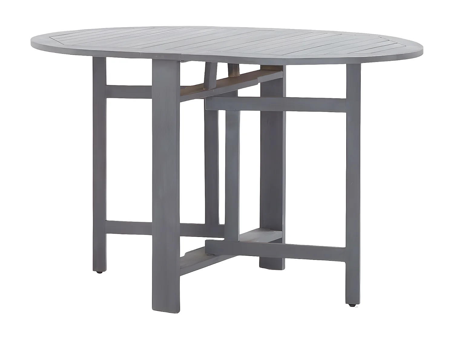Garden Furniture -  Table de jardin Gris 120x70x74 cm Bois d'acacia massif