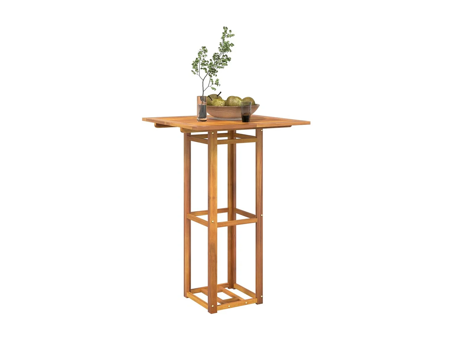 Prolenta Premium -  Bistrotisch 75x75x110 cm Massivholz Akazie