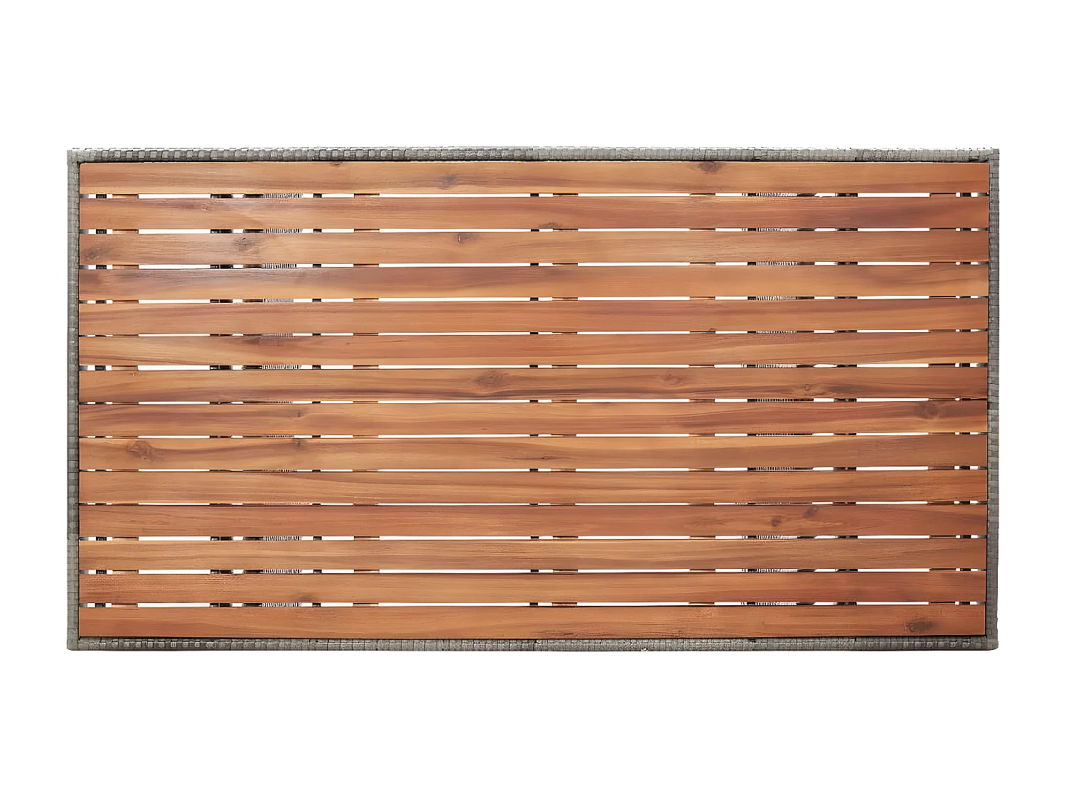 Lucien-Hubert-Paul  Table de jardin Gris 120x70x66 cm Bois d'acacia massif