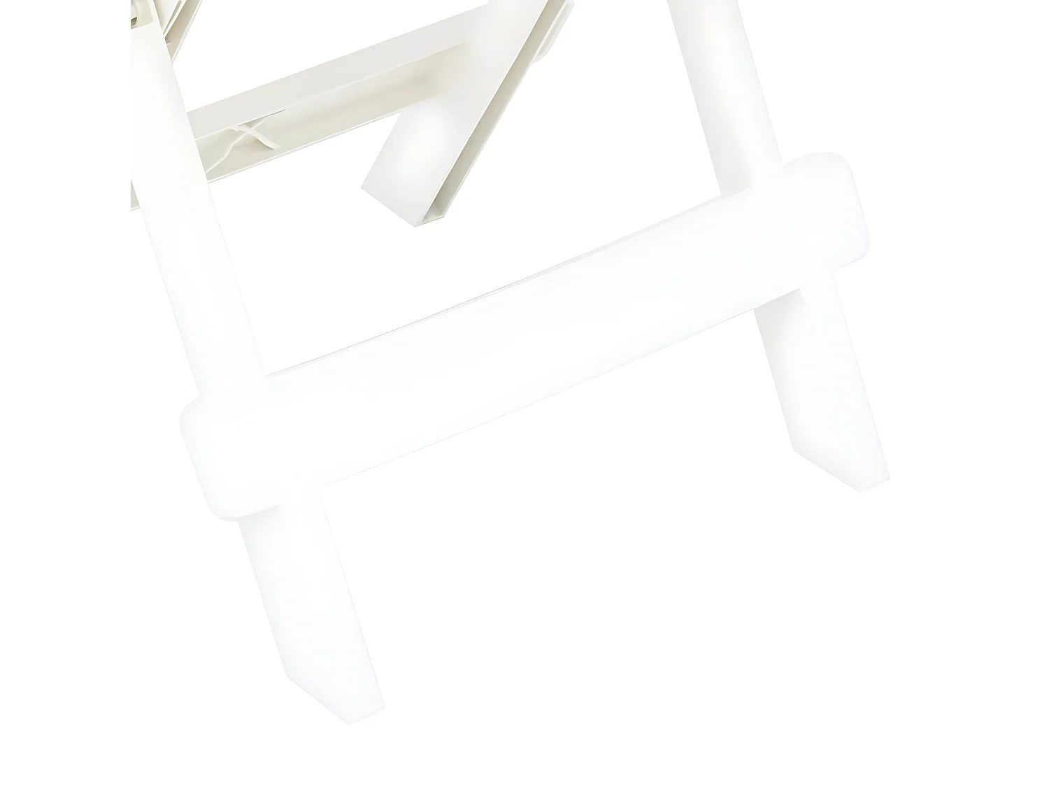 Bålsta  Table pliable de jardin blanc 45x43x50 cm plastique