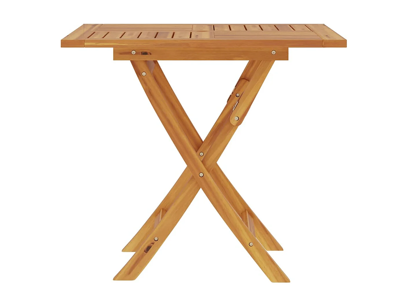 Venosa  Gartentisch Klappbar 85x85x76 cm Teak Massivholz