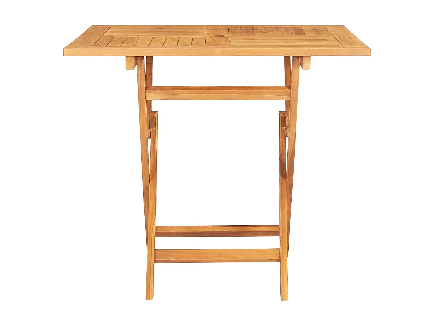 Venosa  Table pliable de jardin 85x85x76 cm Bois de teck solide