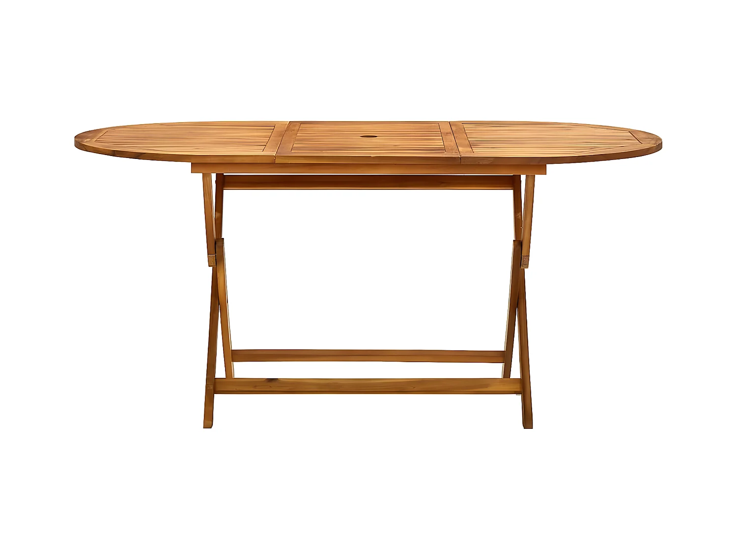 Celronor  Table de jardin pliable 160x85x75 cm Bois d'acacia massif