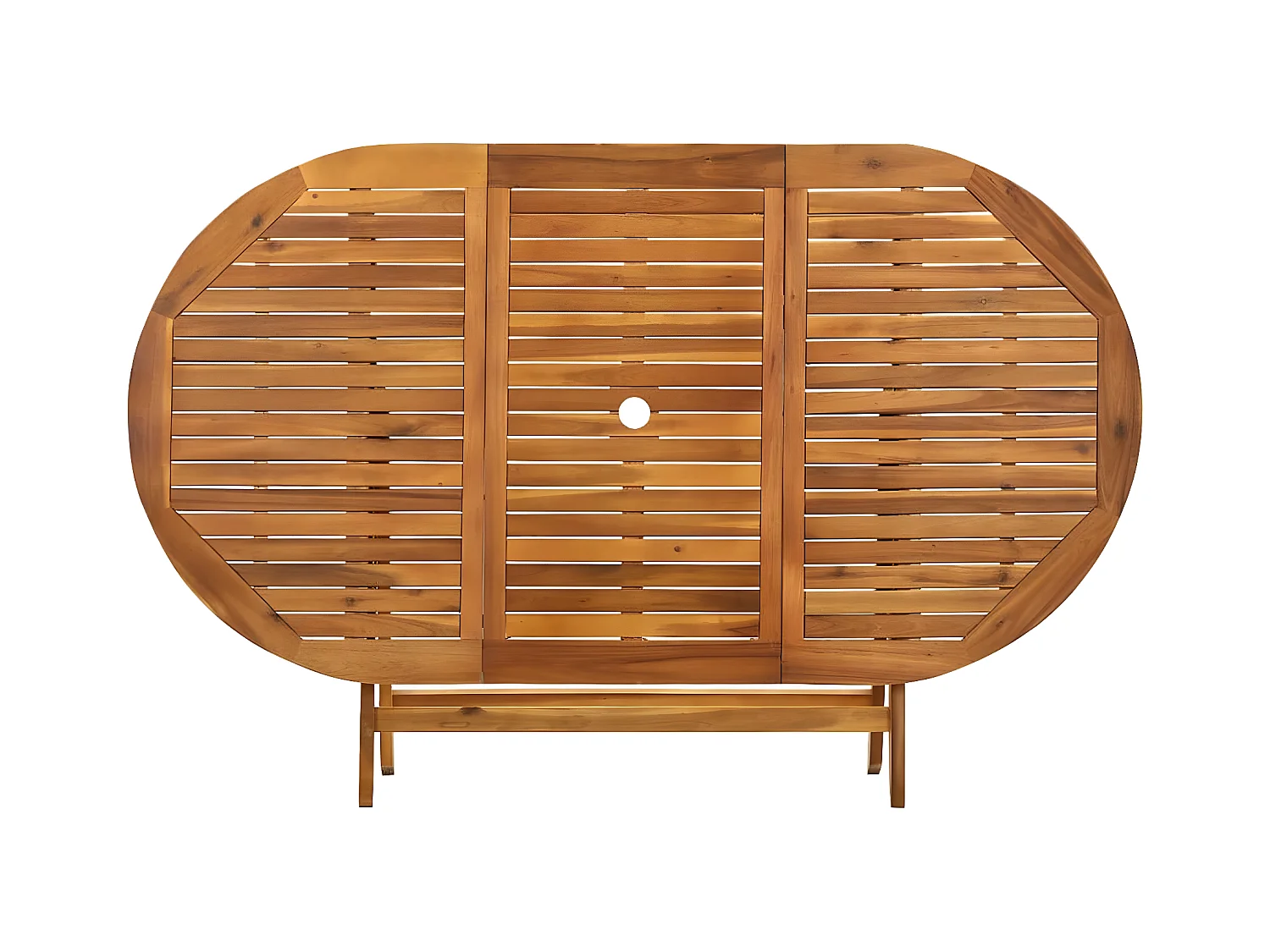 Celronor  Klappbarer Gartentisch 160x85x75 cm Massivholz Akazie